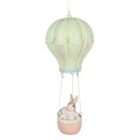 Decorazione pendente Conigli Beige Verde Ø 14x34 cm