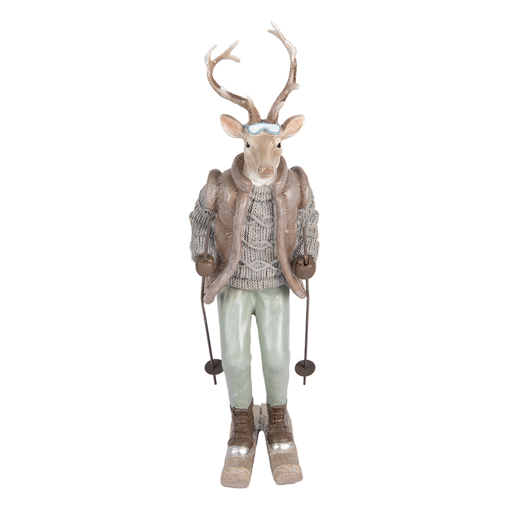 [6PR5530] Decoratie hert 16x11x33 cm