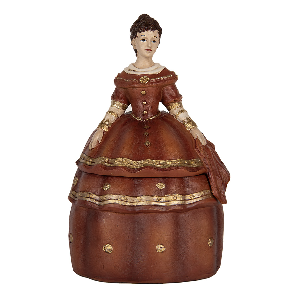 [6PR5546] Boîte à bijoux Madame Rouge 19x16x29 cm