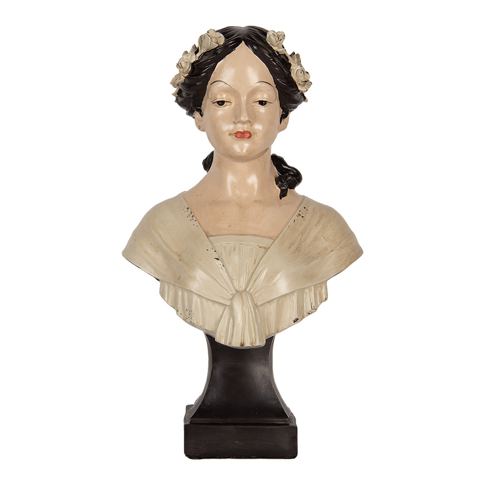 [6PR5550] Décoration buste vrouw 18x12x31 cm
