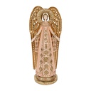 Dekoration Engel Rosa Goldfarbig 20x15x46 cm
