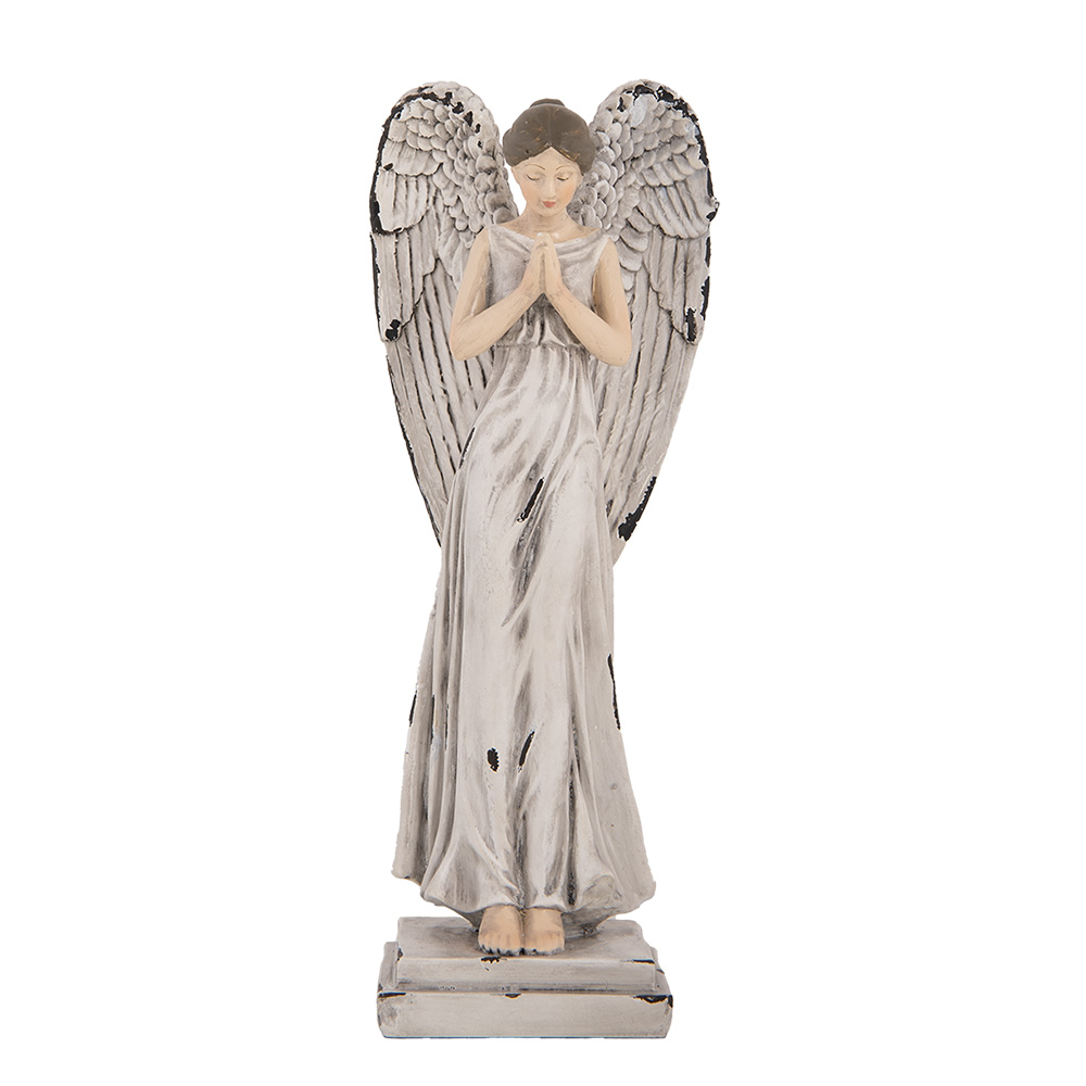 Decoratie engel 9x8x23 cm