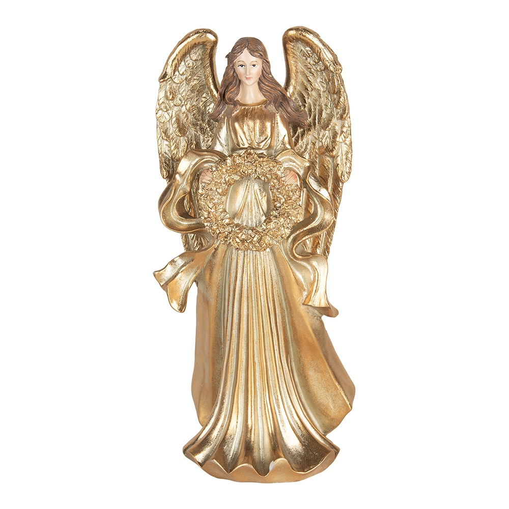 Decoratie engel 16x13x35 cm