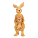Decoration Rabbits Brown 4x4x8 cm