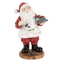 Christmas Decoration Santa Claus Red White 8x6x13 cm