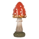 Decorazione Fungo Rosso Bianco Ø 5x12 cm