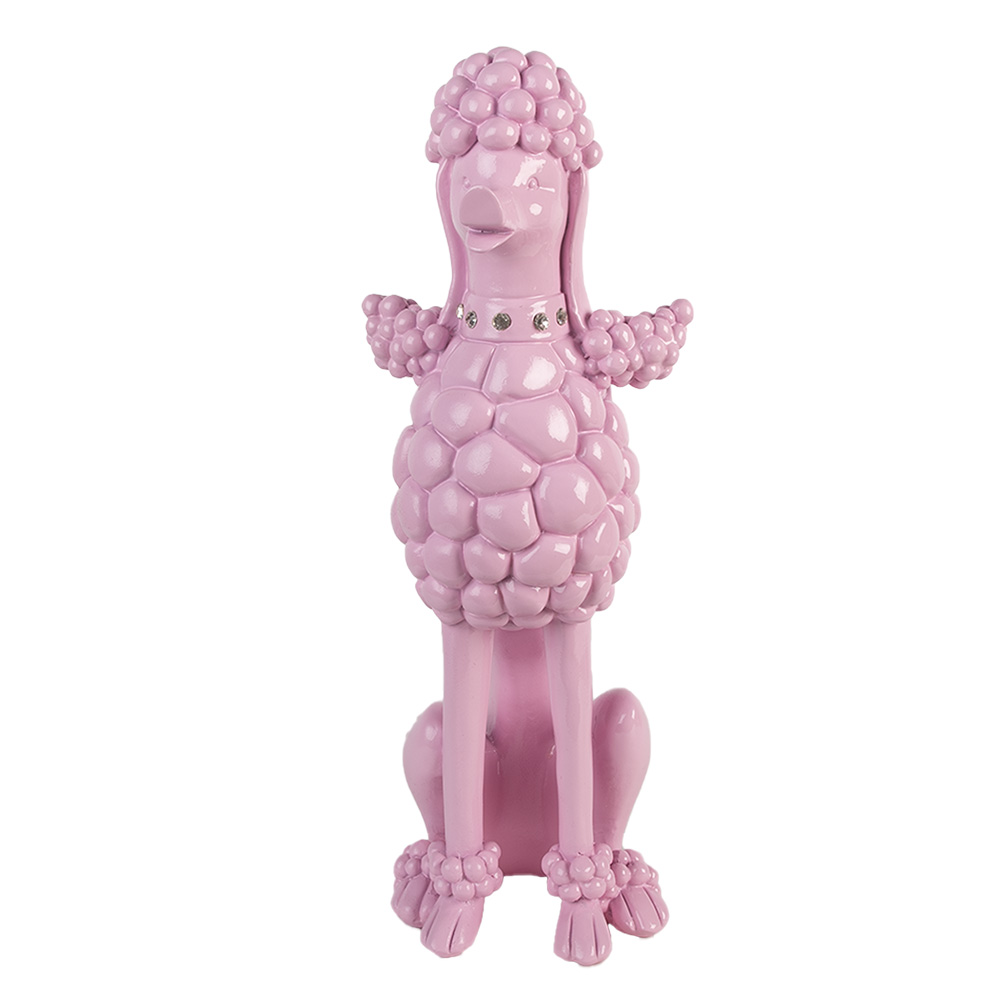 [6PR5803] Decoratie hond (Poedel) 13x17x33 cm