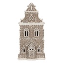 Décoration Maison avec LED Marron Blanc 17x15x35 cm
