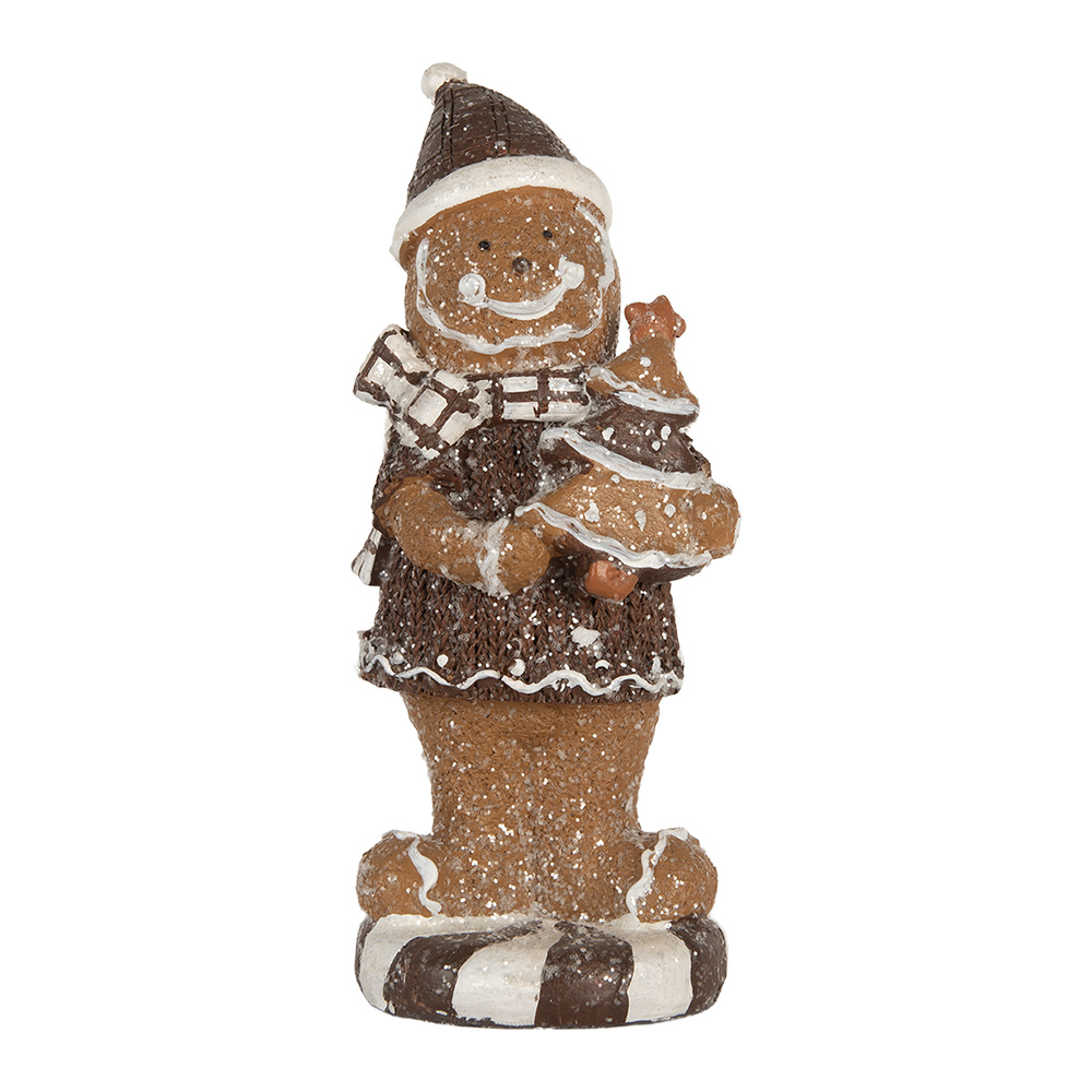 Decoratie peperkoekpop 8x8x20 cm