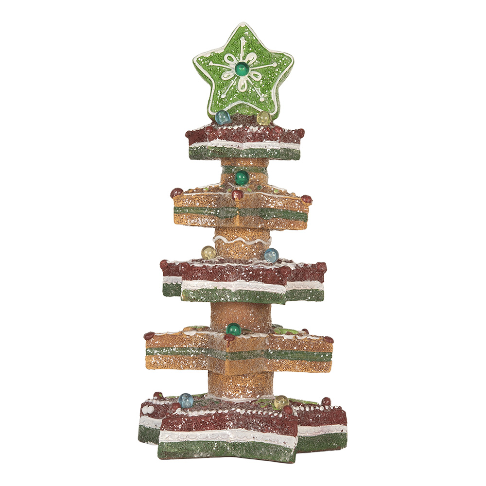 [6PR5838] Decoratie kerstboom met LED 15x15x29 cm / 3xAAA