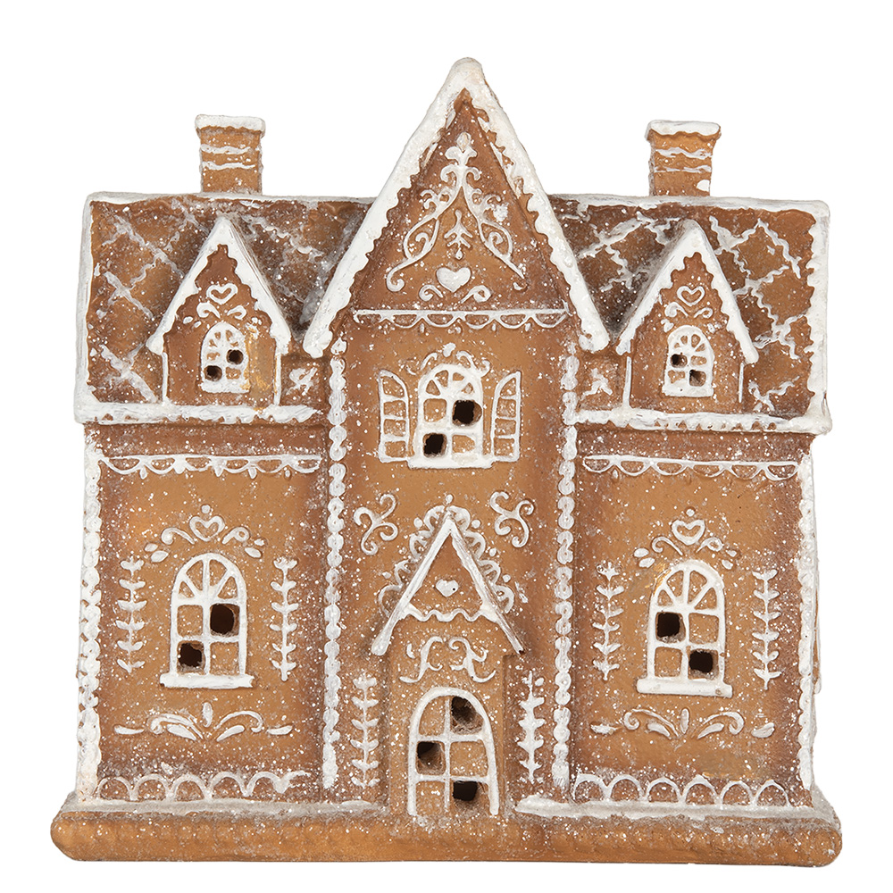[6PR5841] Decoratie huis met LED 21x8x20 cm
