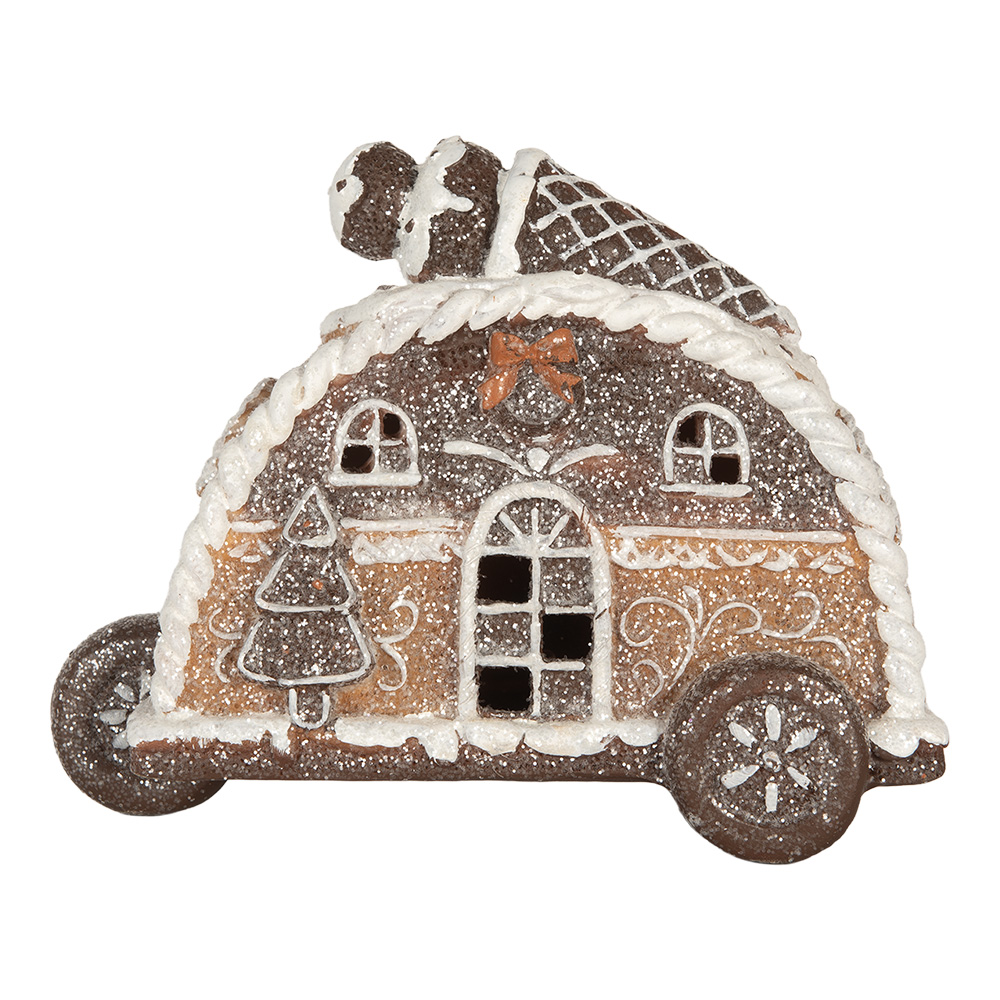 Decoratie huis met LED 21x11x16 cm