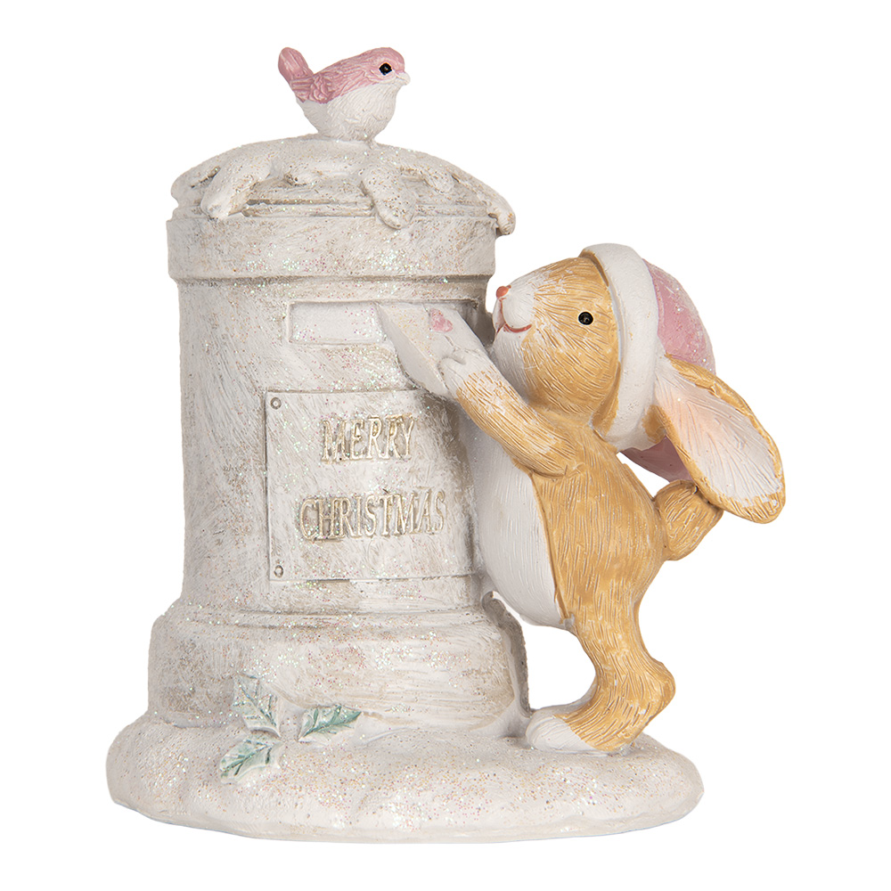 Decoratie konijn 11x8x11 cm