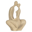 Décoration Couple assis Beige 16x8x25 cm