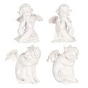 Décoration Anges (set 4) Blanc 16x14x19 cm