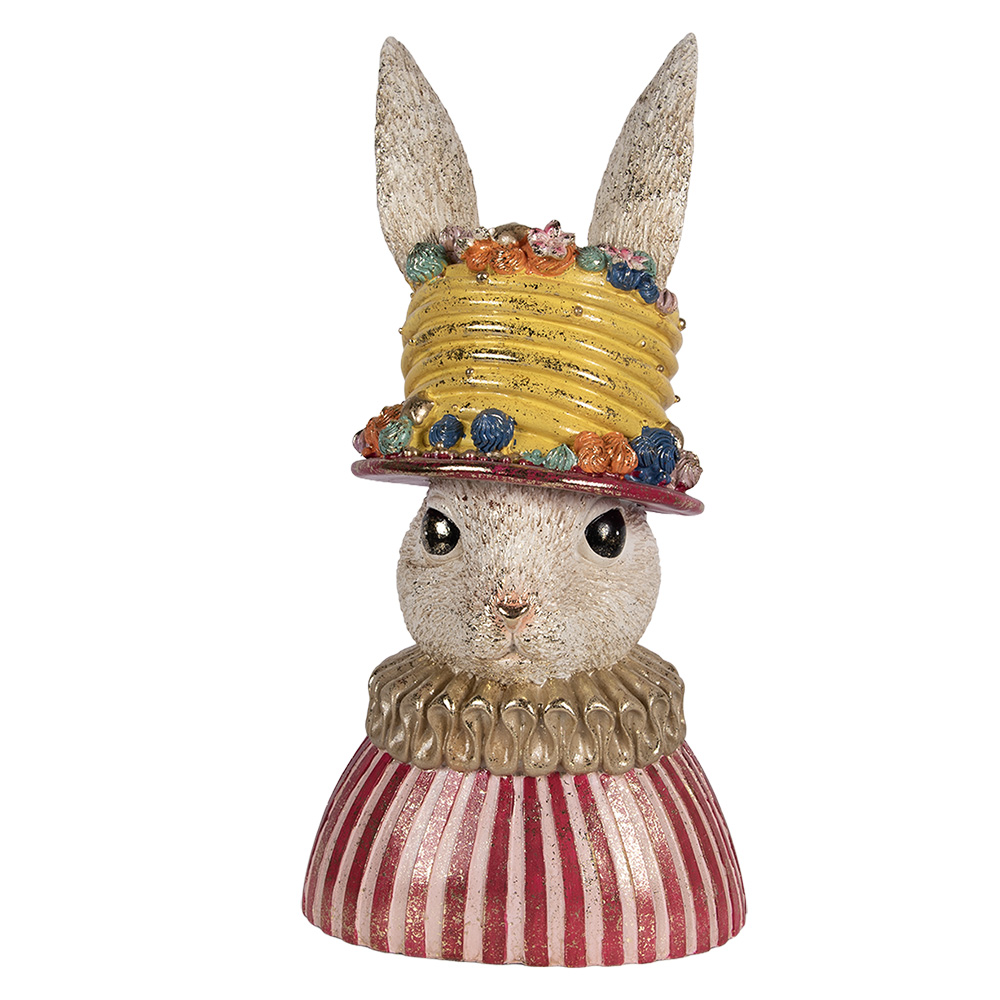 [6PR6017] Decoratie buste konijn 26x19x50 cm