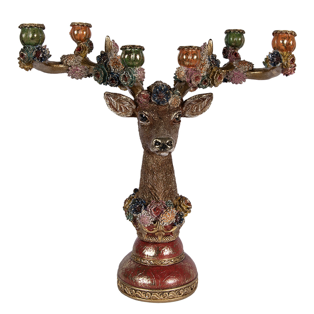 Kandelaar hert 51x21x50 cm