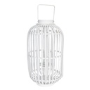 Lanterna Decorative Bianco Ø 28x50 cm