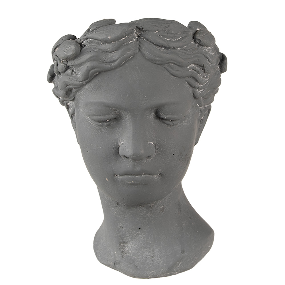 [6TE0472] Bloempot vrouw 18x17x25 cm