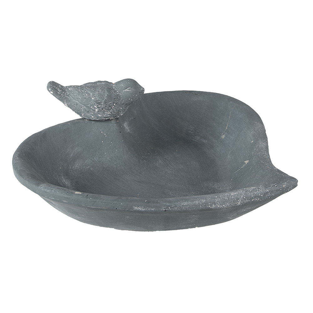 [6TE0478] Bird feeder Grey 26x26x10 cm