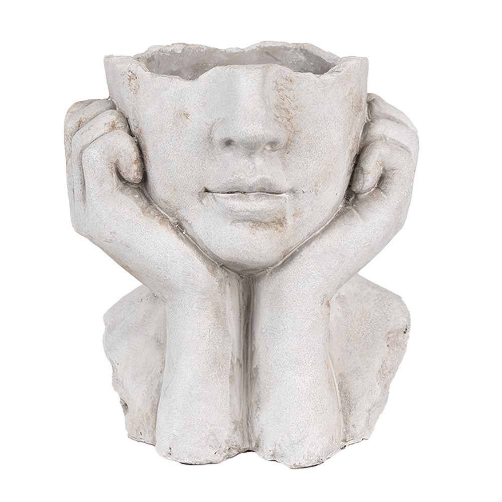 [6TE0498L] Bloempot 20x17x22 cm
