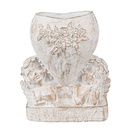 Flower Pot White 23x13x25 cm