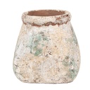 Pot de fleurs d`intérieur Beige Gris 14x14x13 cm