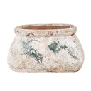 Blumentopf für Innen Beige Grün 17x13x9 cm
