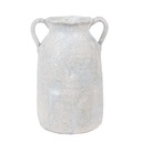 Decorative Vase Grey Beige 15x12x20 cm