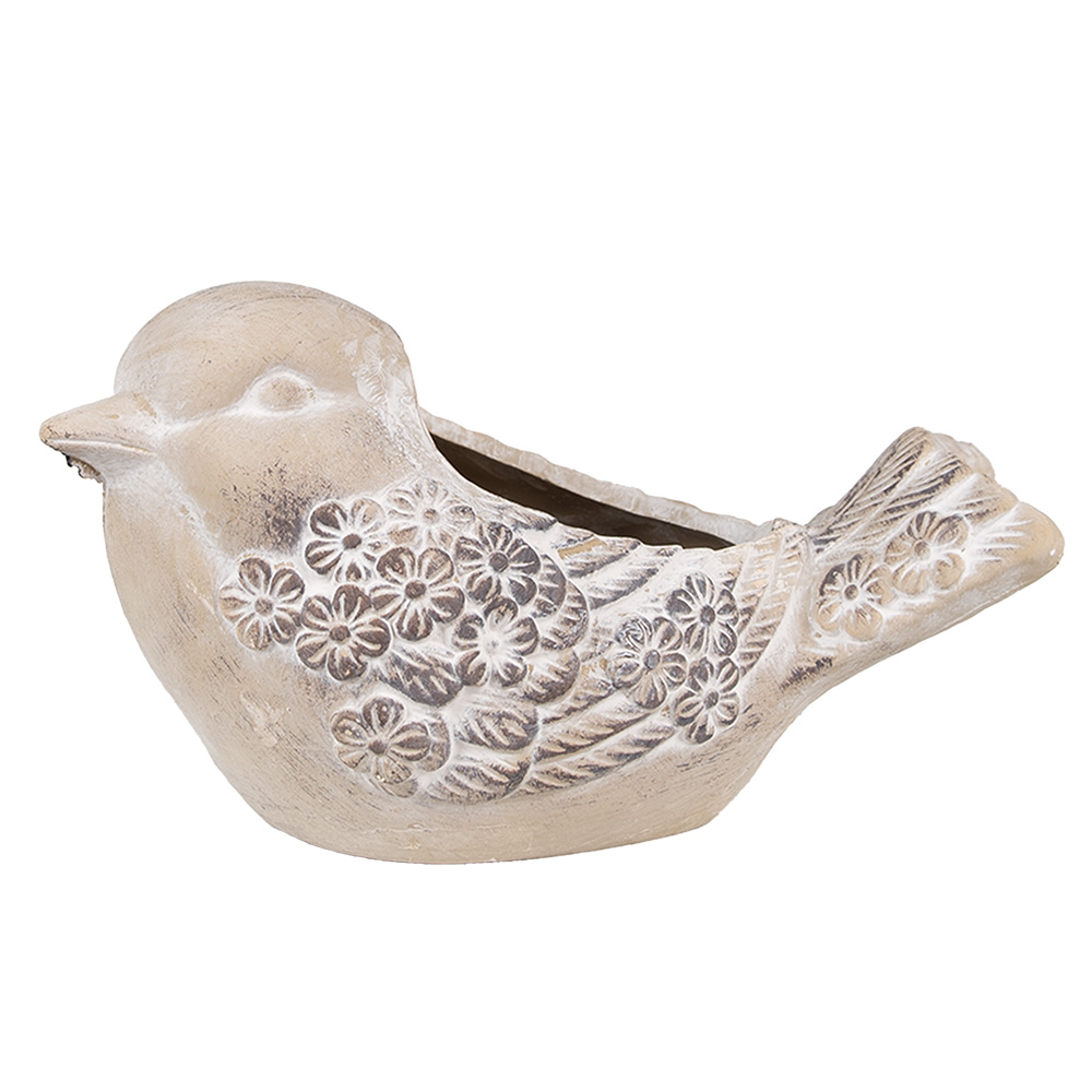 Bloempot vogel 25x14x14 cm