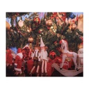 Wall Carpet Christmas tree Red Green 180x1x210 cm