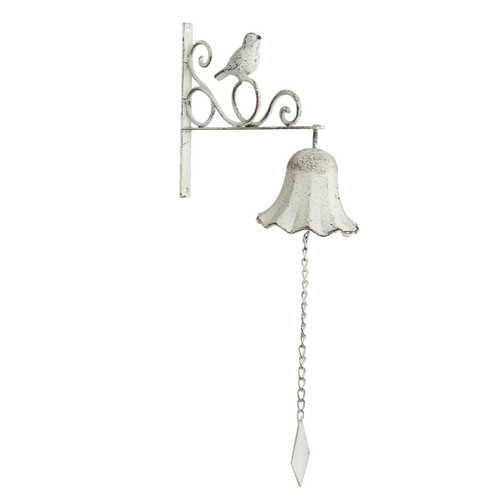 [6Y1527] Bel met vogel 24x10x49 cm