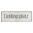 Text Board White Black 30x1x10 cm