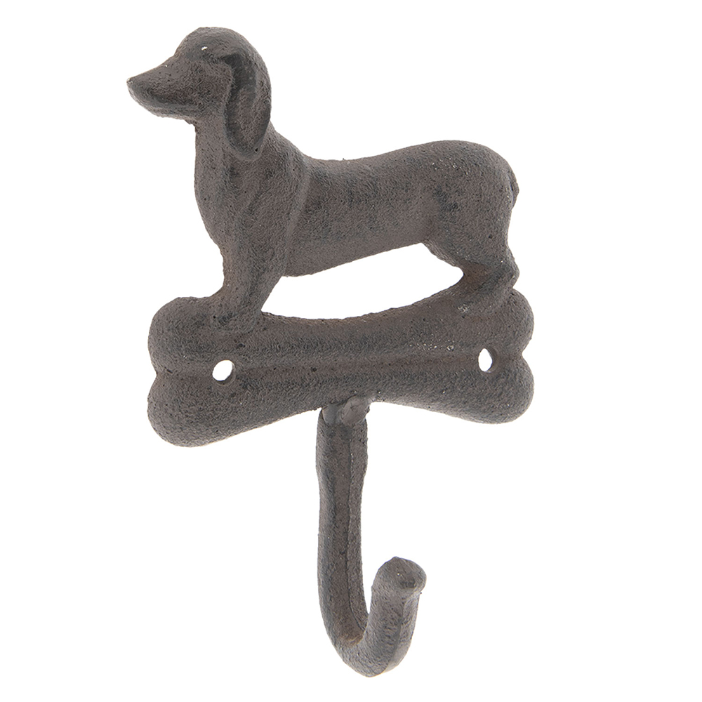 [6Y3044] Wandhaak hond 10x4x15 cm