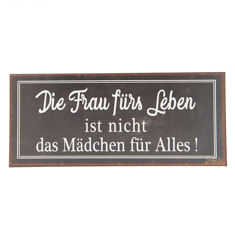 [6Y3248] Tekstbord 30x1x13 cm
