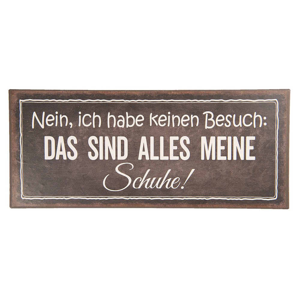 [6Y3628D] Plaque texte 30x1x13 cm