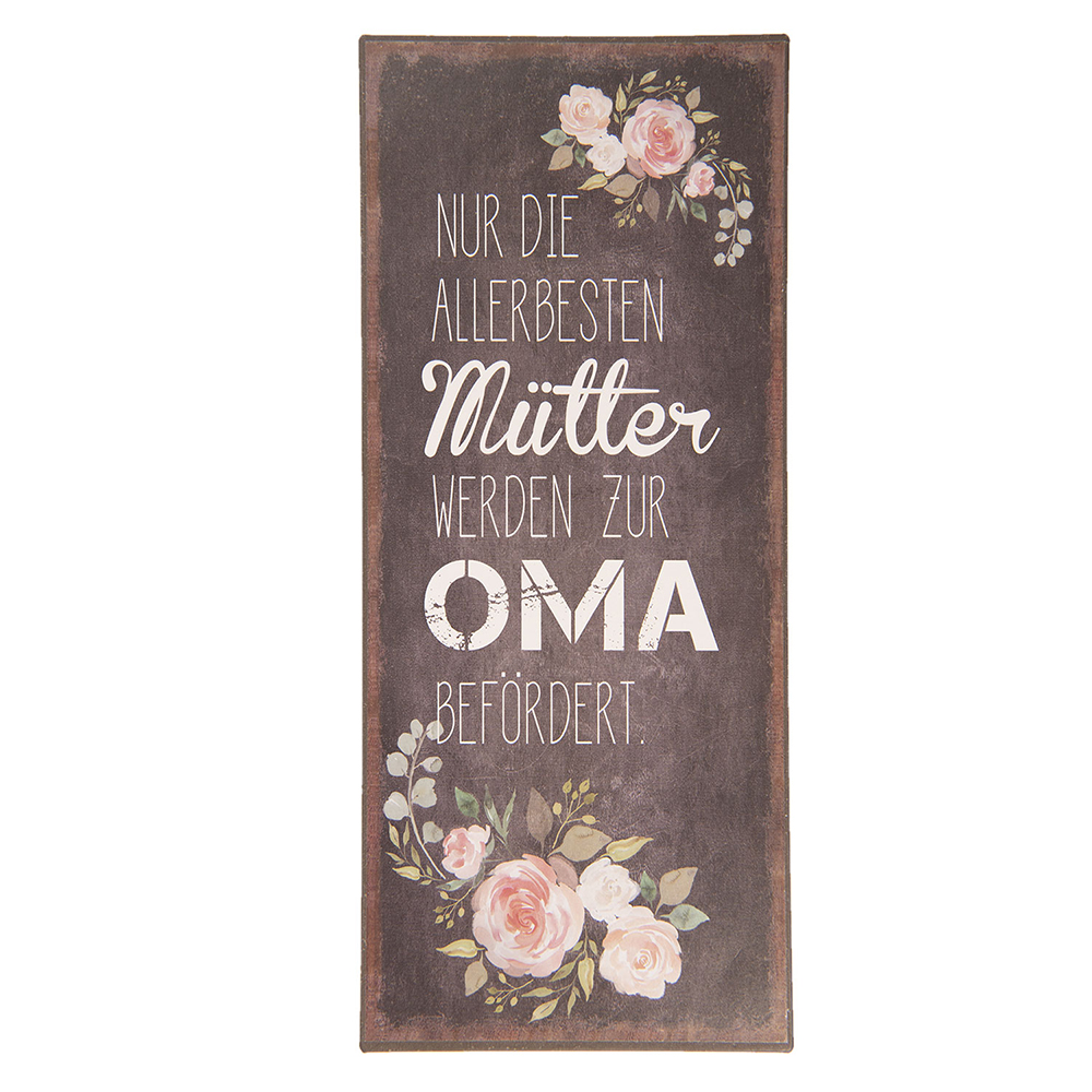 [6Y3640DZ] Tekstbord 13x1x30 cm