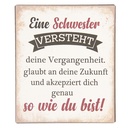 Textschild Beige 13x1x15 cm