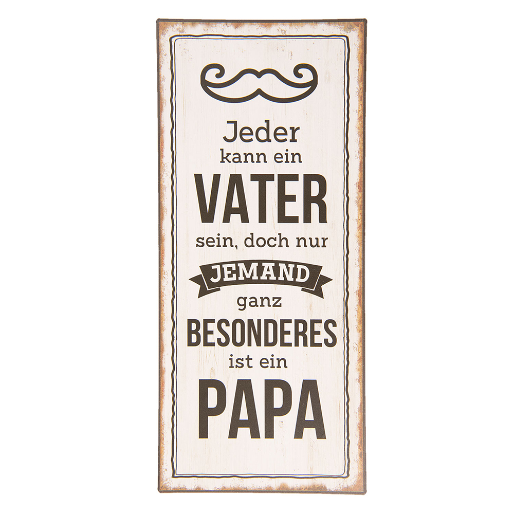 [6Y3659D] Tekstbord 13x1x30 cm