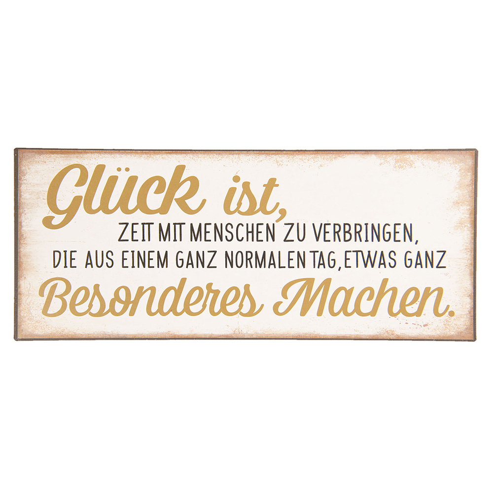 [6Y3662D] Tableau de texte Multicouleur 30x1x13 cm
