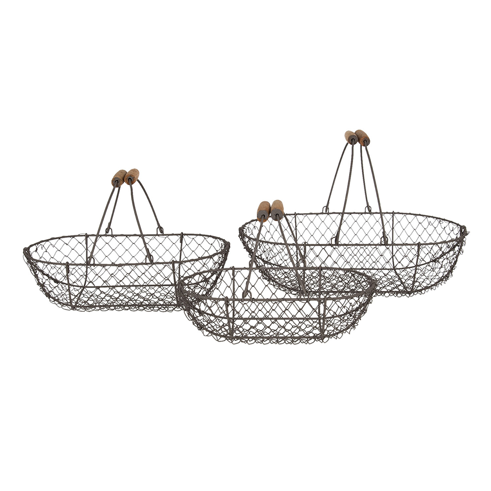 [6Y3772] Manden (3) 38x22x10 / 32x18x9 / 29x15x8 cm