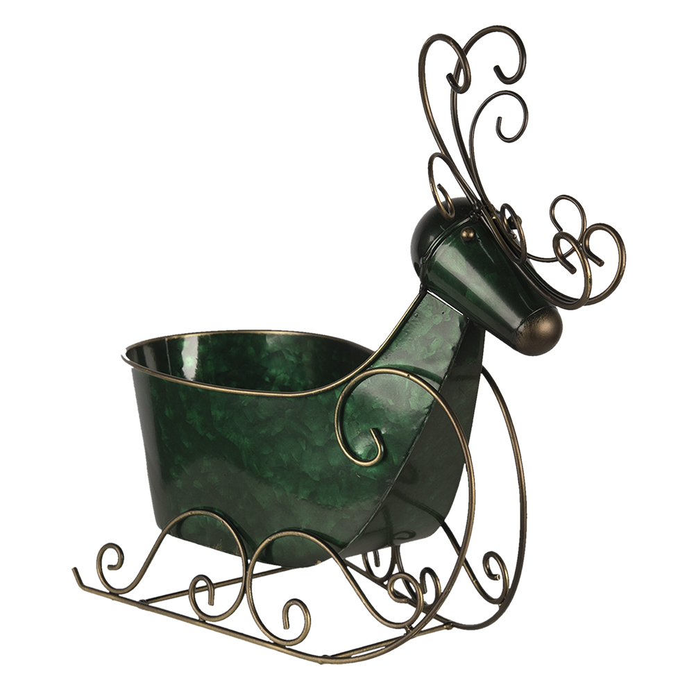 [6Y4444] Decoratie slee 34x17x37 cm
