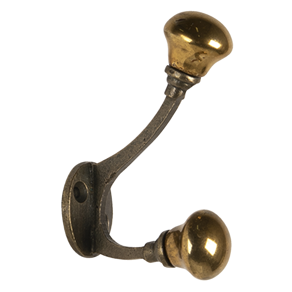 [6Y4586GO] Wall Hook Gold 3x5x9 cm