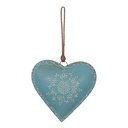 Ciondolo Decorativo Cuore Blu 20x1x20 cm