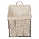 Storage Basket Brown Beige 23x9x21/37 cm