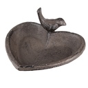 Bain doiseaux Marron 16x14x8 cm