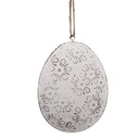 Décoration pendentif uf Blanc 10x2x8 cm