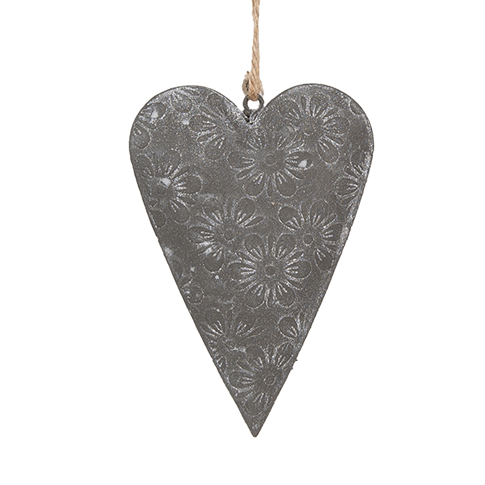Decoratie hanger hart 11x2x8 cm