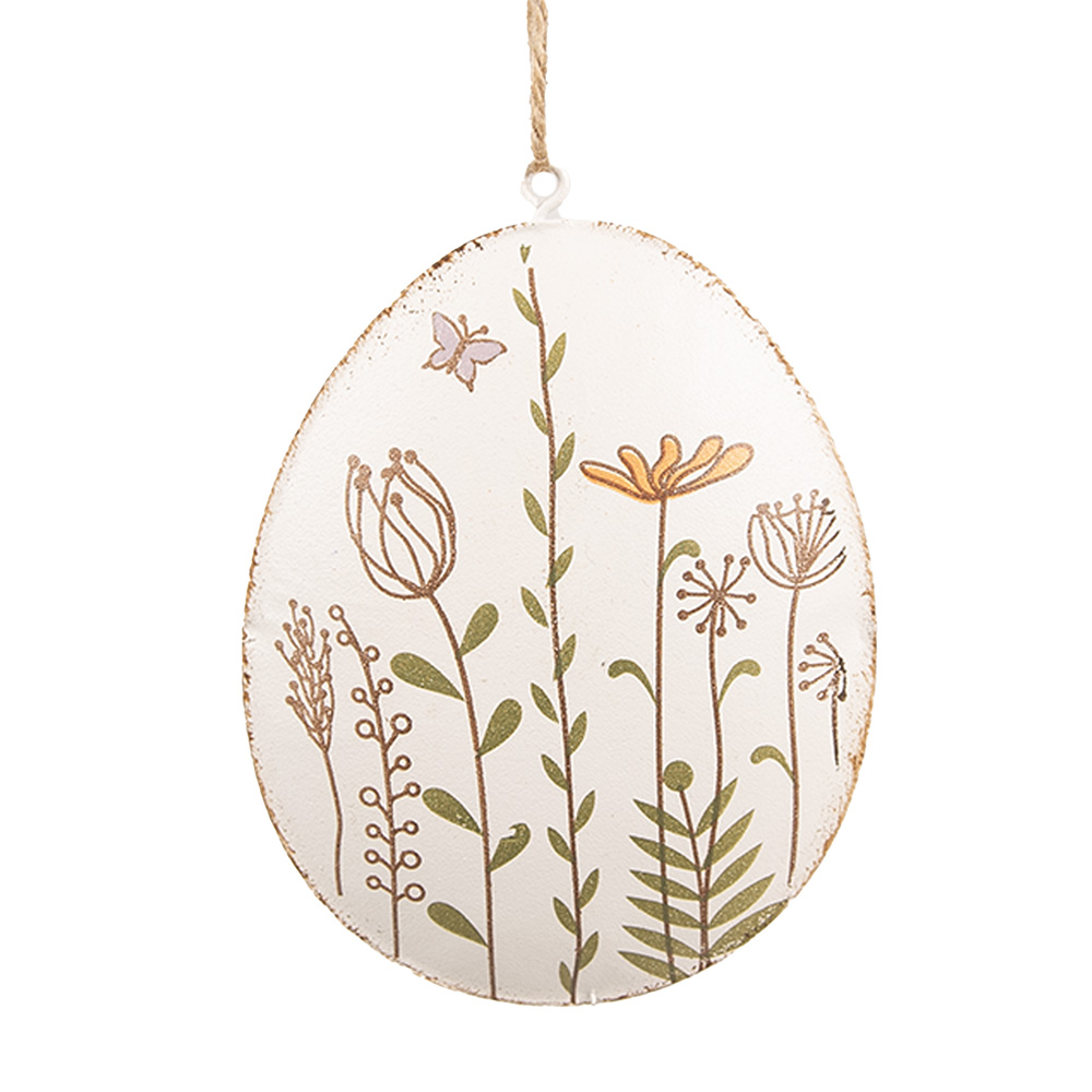 [6Y5582] Decoratie hanger ei 10x2x8 cm