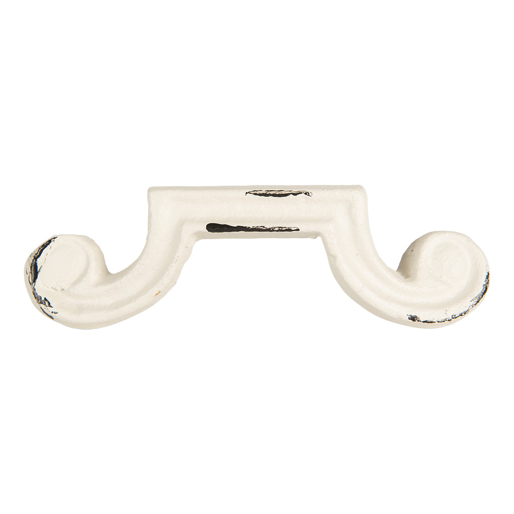 [6Y5766] Maniglia Bianco 12x4x3 cm